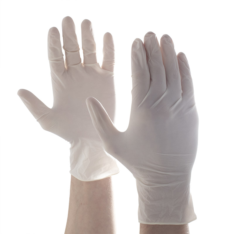 Aurelia Vinyl Powdered Disposable Gloves Medium DIY Preparation Plastics Gloves